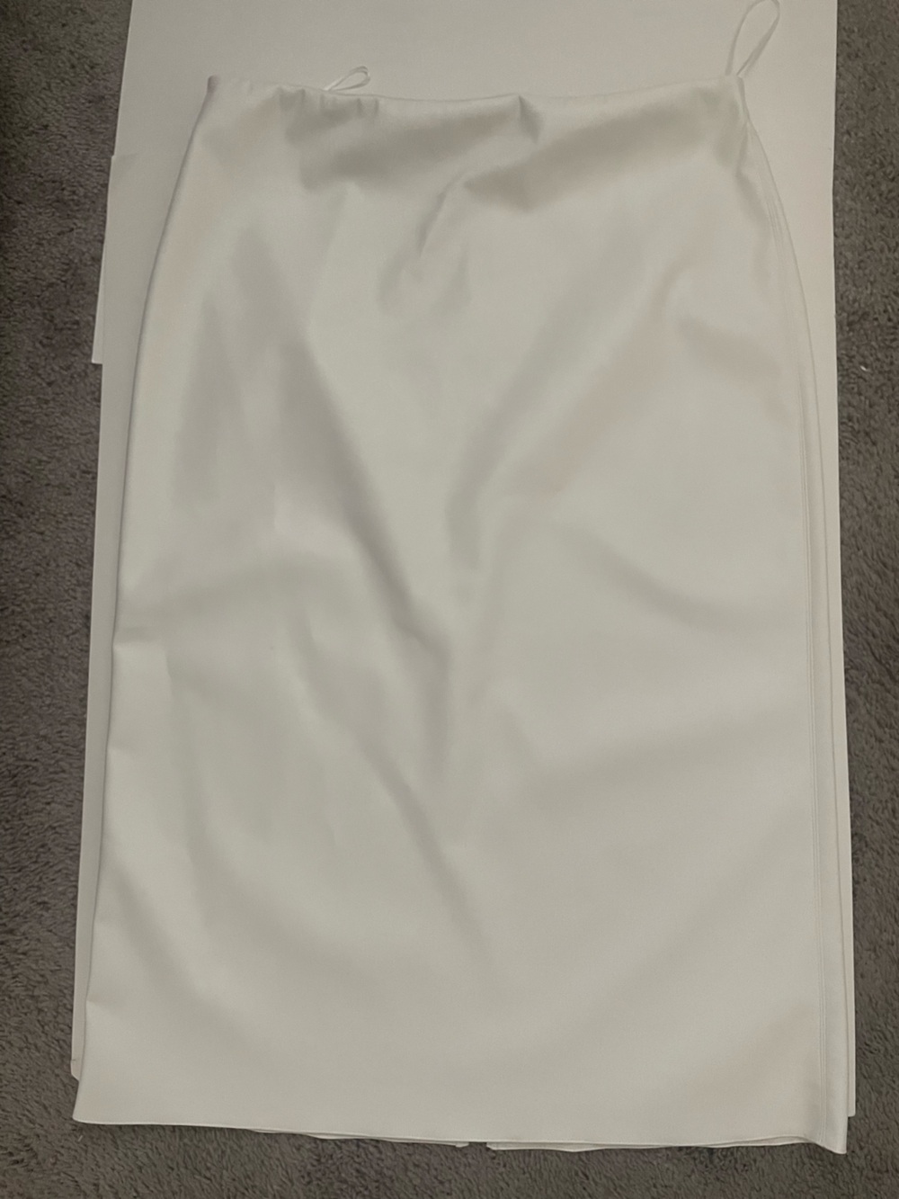 Lucy Paris Faux off white/cream color skirt